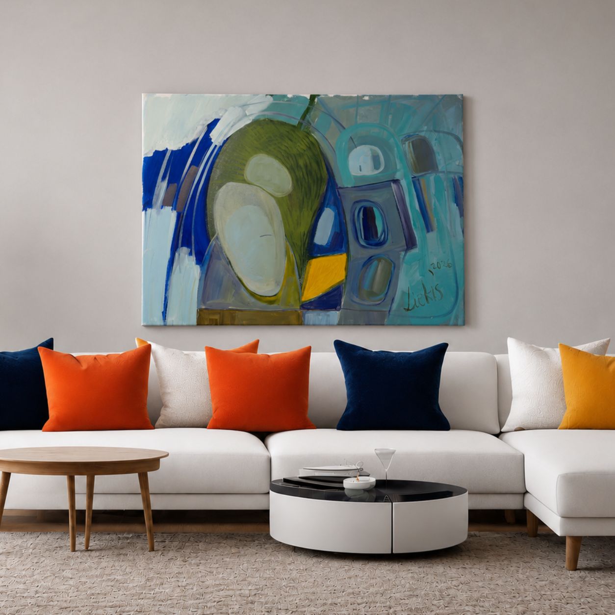Nutilęs laikas — 60 × 80 cm, Spauda - Image 3