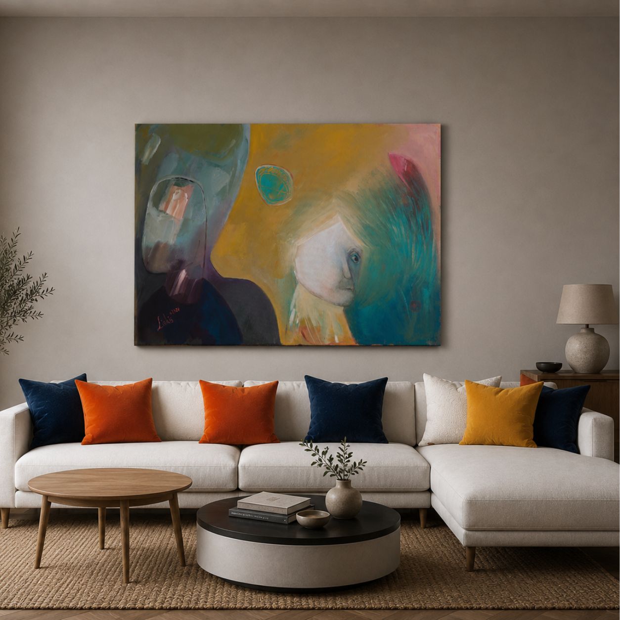 Laiko fragmentai — 70 × 100 cm, 2026 - Image 3
