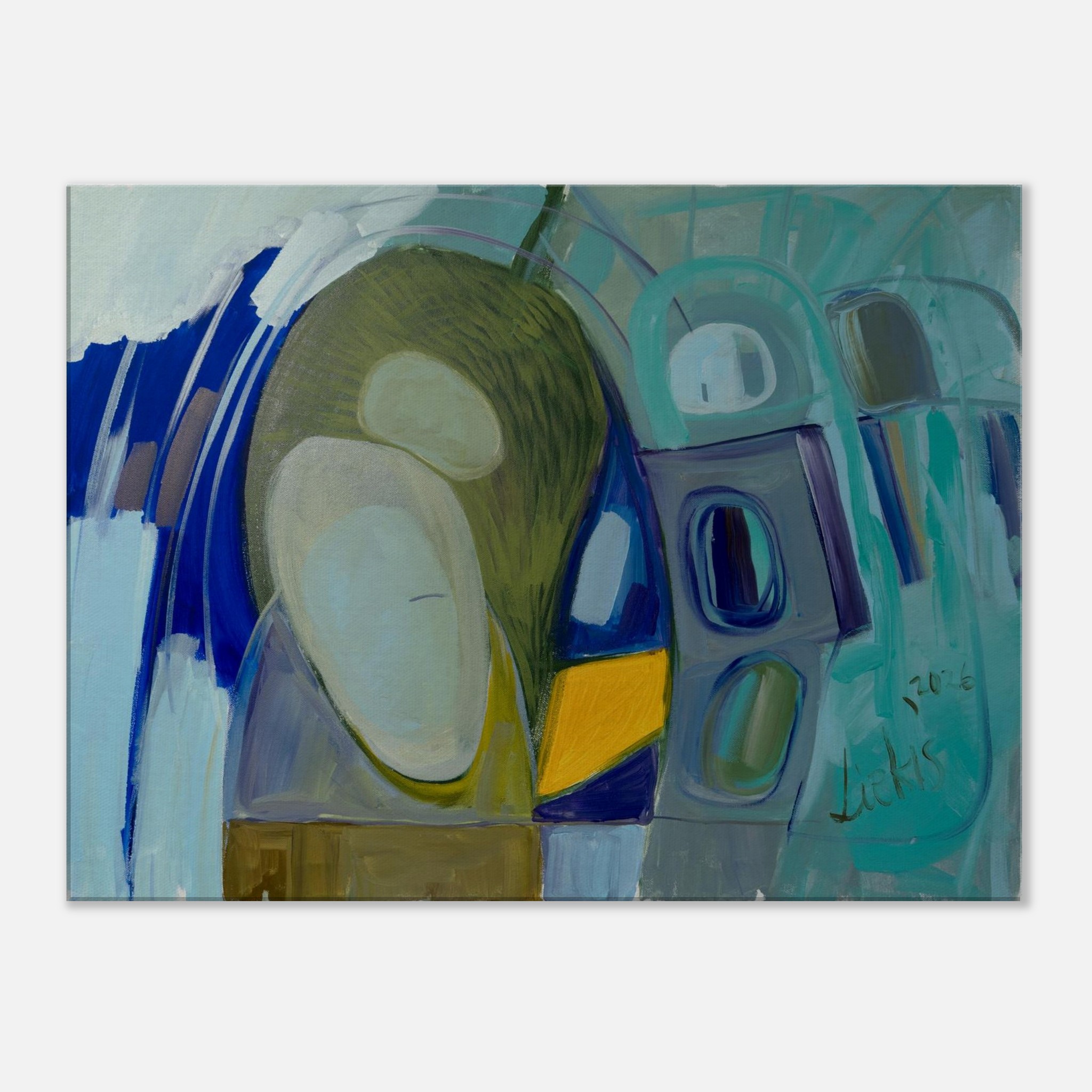 Nutilęs laikas — 60 × 80 cm, Spauda